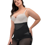 Faja colombiana short corto con efecto levanta glúteos medio y control de abdomen suave