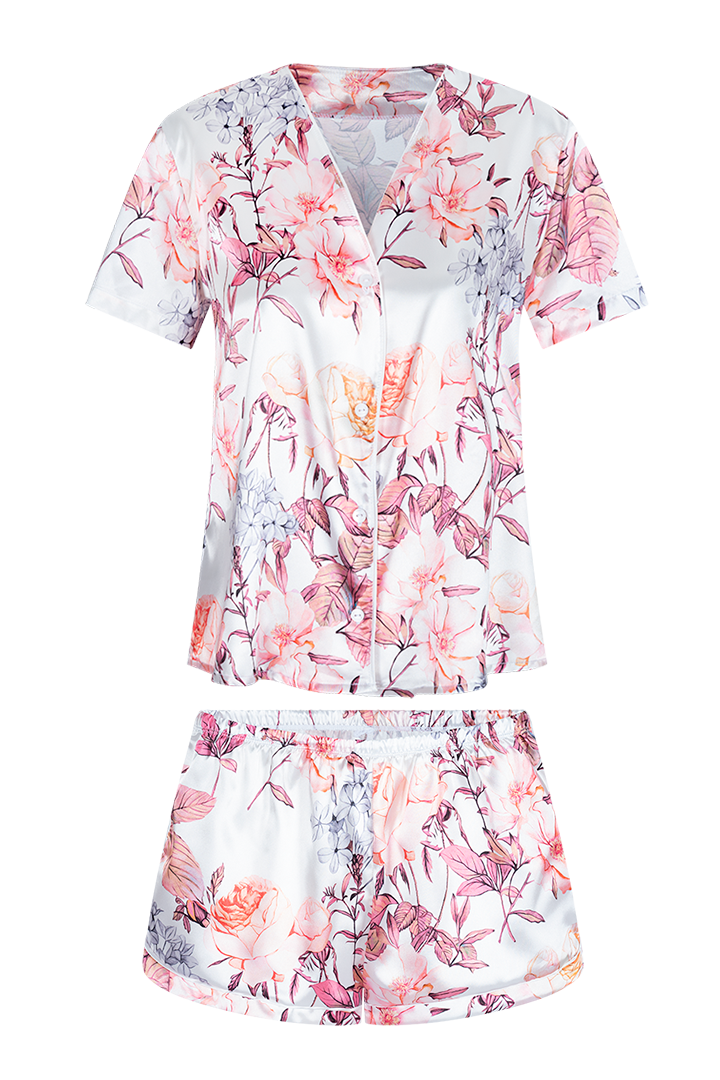 Pijama Conjunto Camisa Manga Corta y Short (DF43L3)