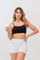 Panty seamless sin costuras tipo mini short de tiro alto - colro blanco