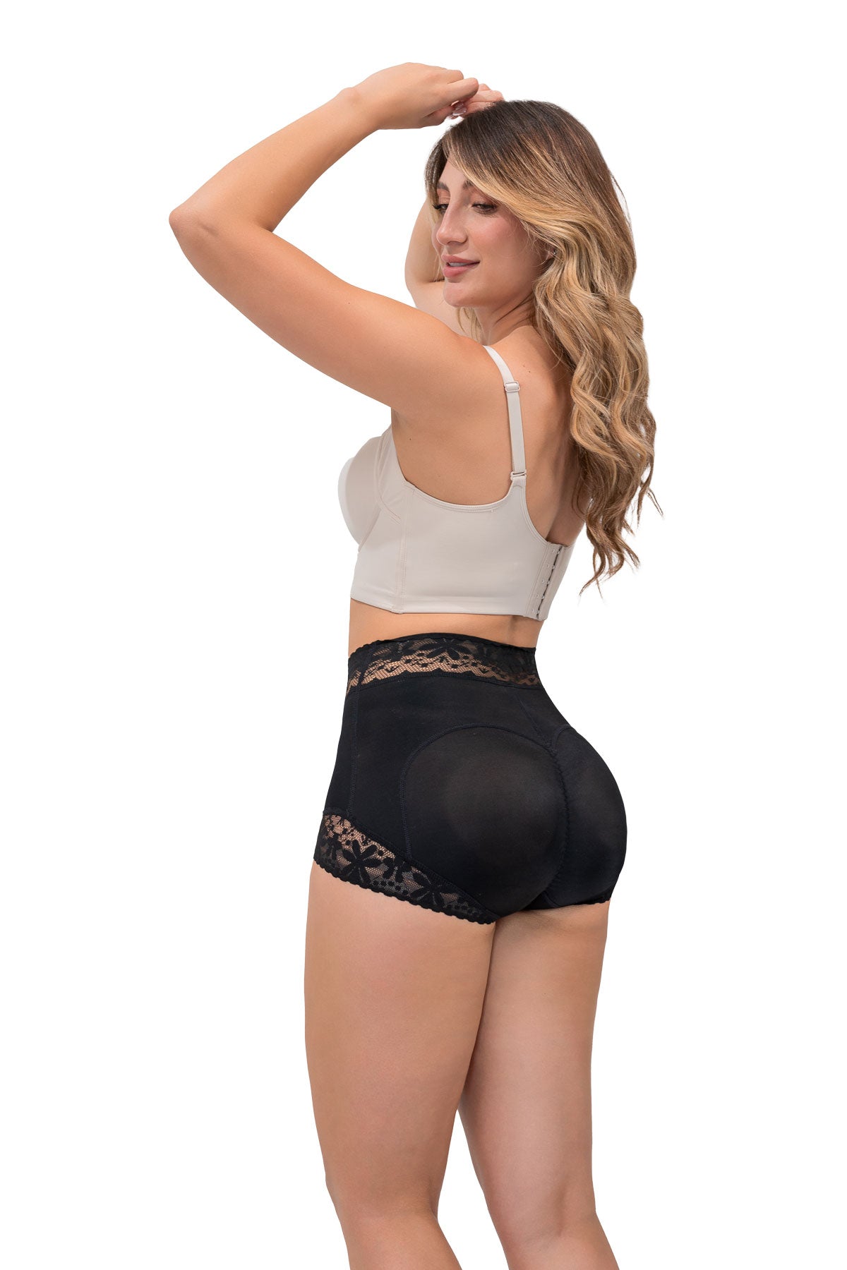 Mini short moldeador SoftControl con encaje siliconado Diane & Geordi