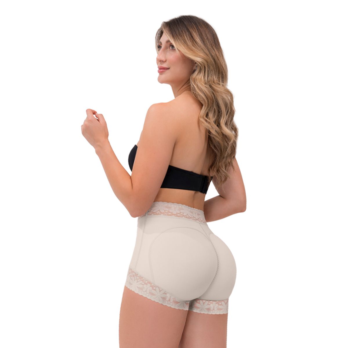 Mini short moldeador SoftControl con encaje siliconado Diane & Geordi