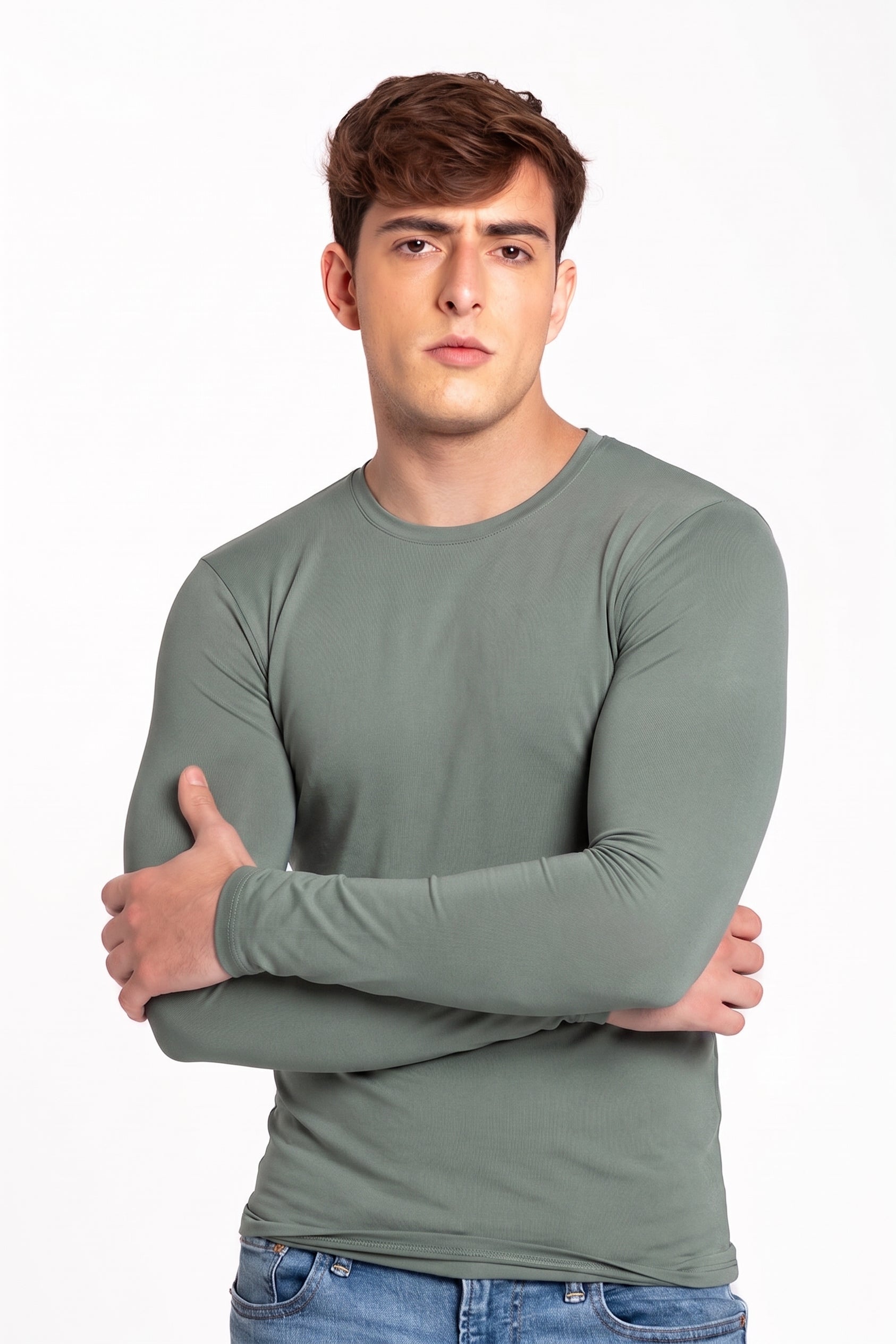 Camiseta cuello redondo (4837)