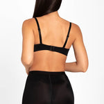 Short moldeador corto PowerControl color negro con encaje en pierna