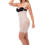 Faja colombiana short corto con efecto levanta glúteos medio y control de abdomen suave