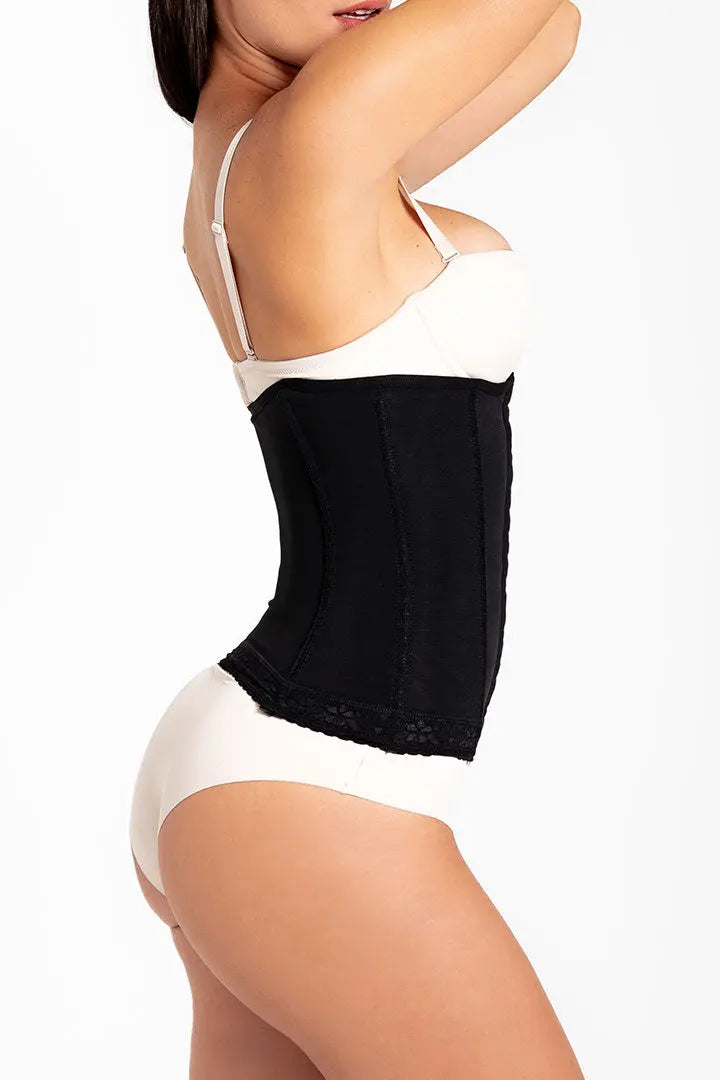 Faja cinturilla reductora de abdomen Powernet, color negro