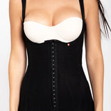 Faja compresión máxima PowerControl short largo, color negro