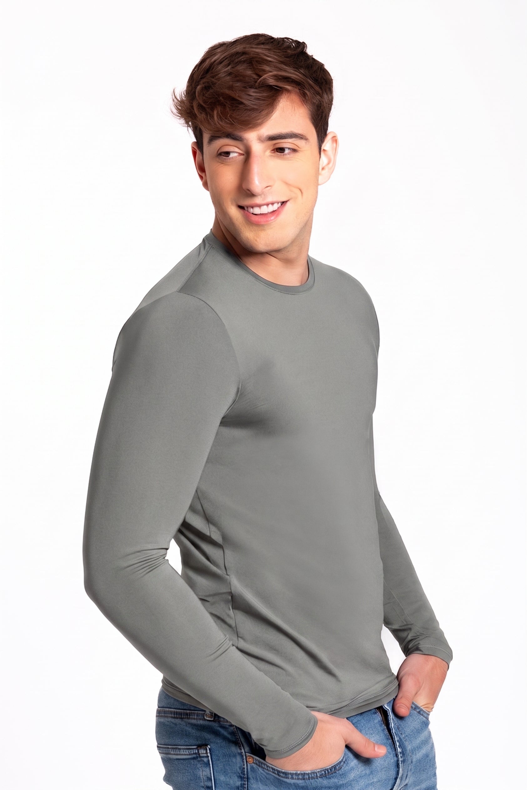 Camiseta cuello redondo (4837)