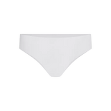 Panty hipster invisible sin costuras en microfibra premium color blanco transparente