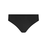 Panty hipster invisible sin costuras en microfibra premium color negro transparente