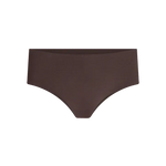 Panty hipster invisible sin costuras en microfibra premium color cafe oscuro
