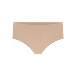Panty hipster invisible sin costuras en microfibra premium color piel trnasparente frente