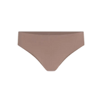 Panty hipster invisible sin costuras en microfibra premium color cafe