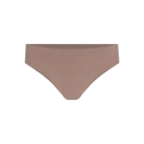 Panty hipster invisible sin costuras en microfibra premium color cafe