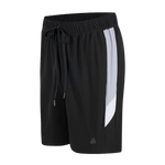 Bermuda deportiva Geordi GO02C4 Negra con gris y blanco