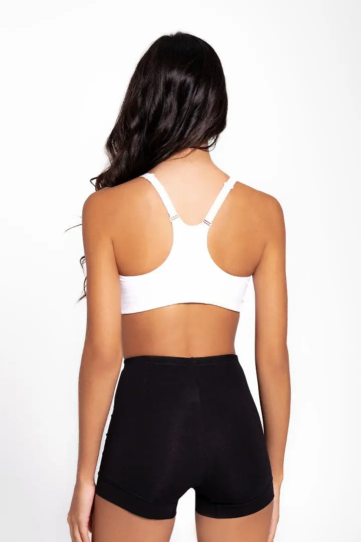 Panty bóxer alto cubrimiento Diane & Geordi, color negro