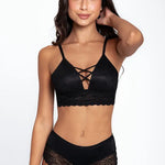 Panty cachetero Diane & Geordi en microfibra y encaje