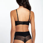 Panty cachetero Diane & Geordi en microfibra y encaje