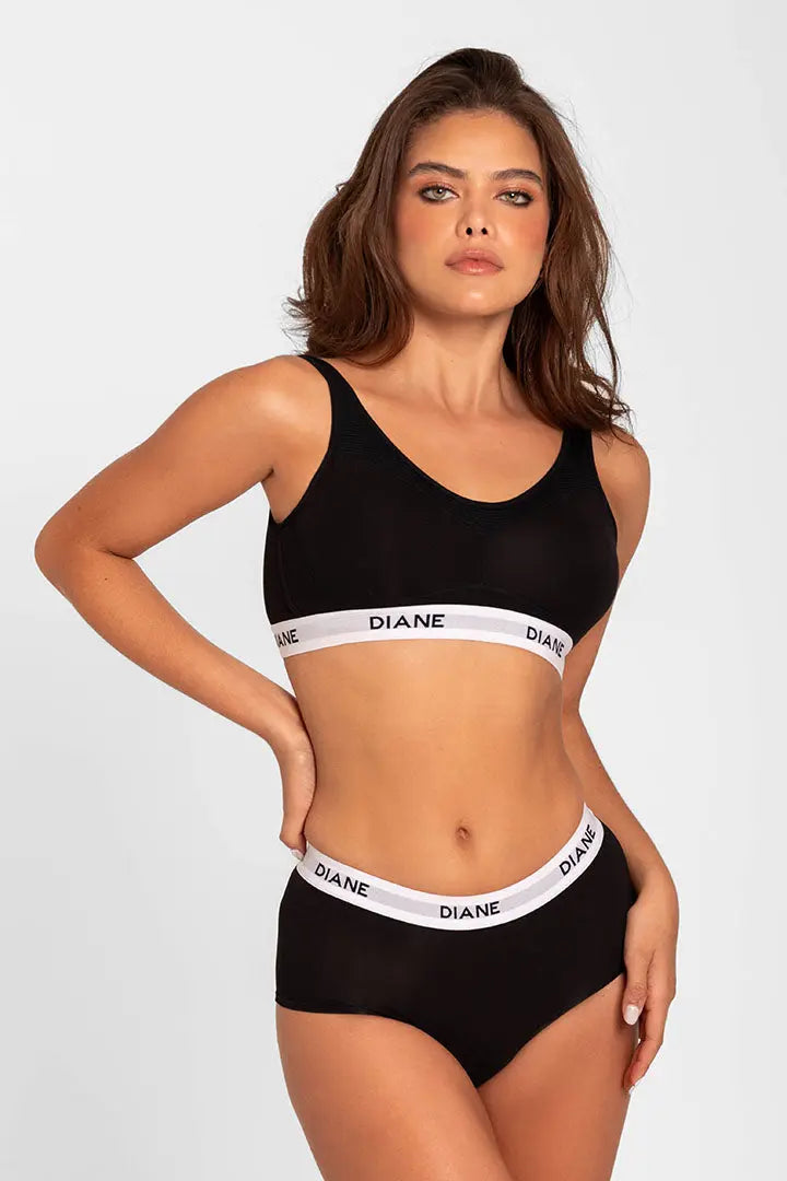 Panty cachetero deportivo en algodón – vista frontal

