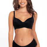 Panty cachetero invisible unicolor con efecto levanta cola – Diane & Geordi, color negro