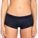 Panty cachetero unicolor con encaje – Diane & Geordi
