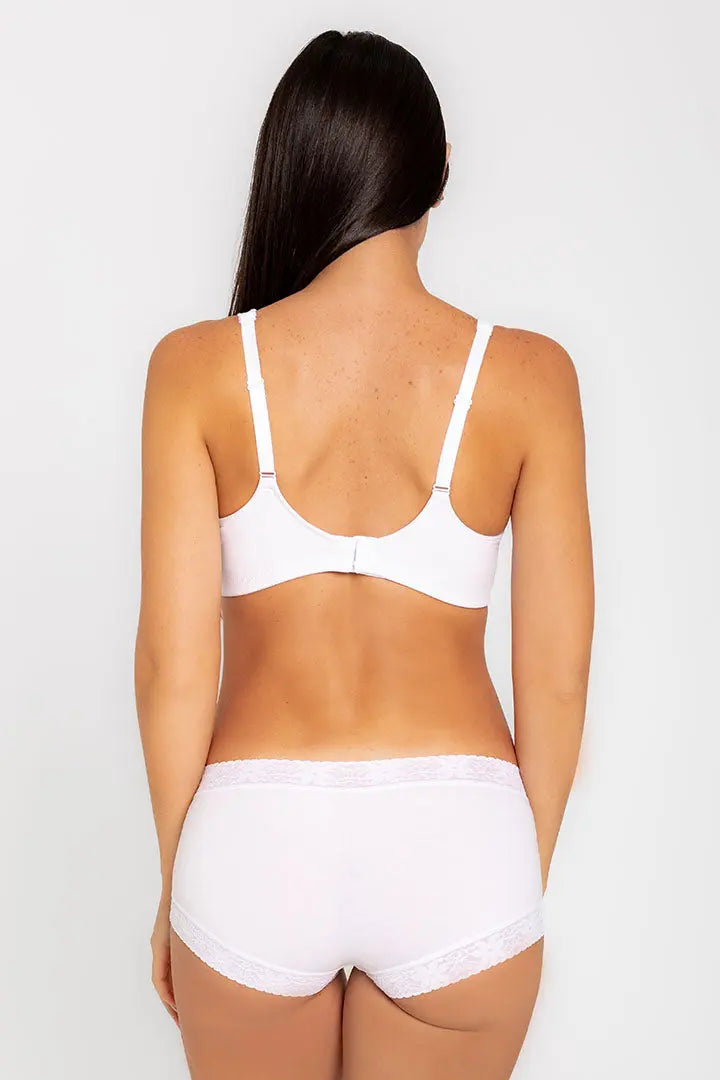 Panty cachetero unicolor con encaje – Diane & Geordi
