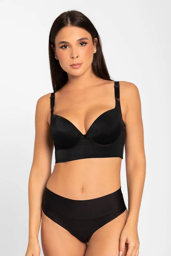 Panty Diane & Geordi en microfibra color negrol 