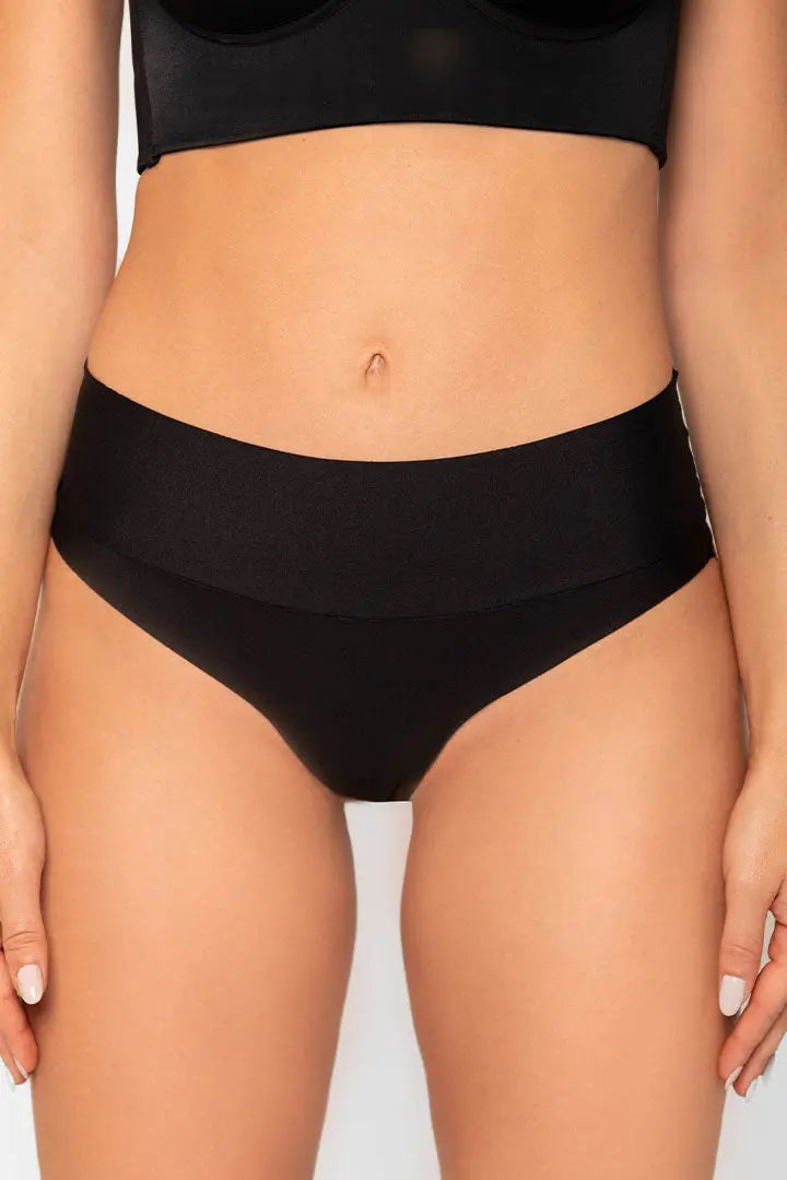 Panty Diane & Geordi en microfibra color negro