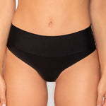 Panty Diane & Geordi en microfibra color negro