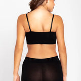 Panty bóxer seamless sin costuras en cintura y piernas – Diane & Geordi, color negro  de espalda