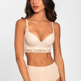 Panty de algodón con cubrimiento alto y ajuste cómodo, color piel