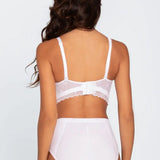 Panty colombiano Diane & Geordi en algodón peinado de lujo - color blanco