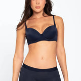 Panty bóxer Diane & Geordi con alto cubrimiento en algodón - color azul oscuro