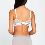 Panty bóxer Diane & Geordi con alto cubrimiento en algodón - color gris jaspe - de espalda