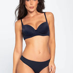 Ropa interior tipo tanga con diseño anatómico – Diane & Geordi, color azul oscuro