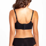 Panty tipo cachetero en algodón premium – Diane & Geordi color negro de espalda