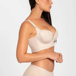 Panty tipo cachetero en algodón premium – Diane & Geordi color piel de lado