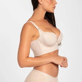 Panty tipo cachetero en algodón premium – Diane & Geordi color piel de lado