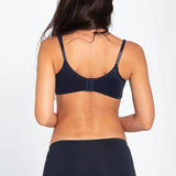 Panty cachetero en algodón con cubrimiento medio – Diane & Geordi colro azul oscuro de espalda