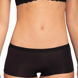 Panty bóxer Diane & Geordi Ref. 6590 con alto cubrimiento, color negro
