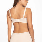 Panty bóxer Diane & Geordi Ref. 6590 con alto cubrimiento, color piel de espalda 