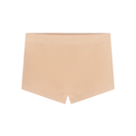 Panty bóxer seamless unicolor con control suave y cobertura extendida – Diane & Geordi, color piel royal, fondo transparente