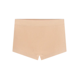 Panty bóxer seamless unicolor con control suave y cobertura extendida – Diane & Geordi, color piel royal, fondo transparente