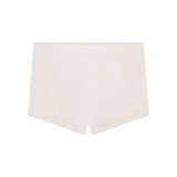 Panty bóxer seamless sin costuras en cintura y piernas – Diane & Geordi, color blanco fondo transparente 