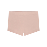 Panty bóxer seamless sin costuras en cintura y piernas – Diane & Geordi, color rosado fondo transparente
