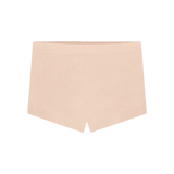 Panty bóxer seamless sin costuras en cintura y piernas – Diane & Geordi, color piel fondo transaprente 