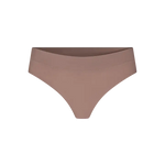 Panty brasilera con pretina alta y compresión suave – Diane & Geordi, color marron