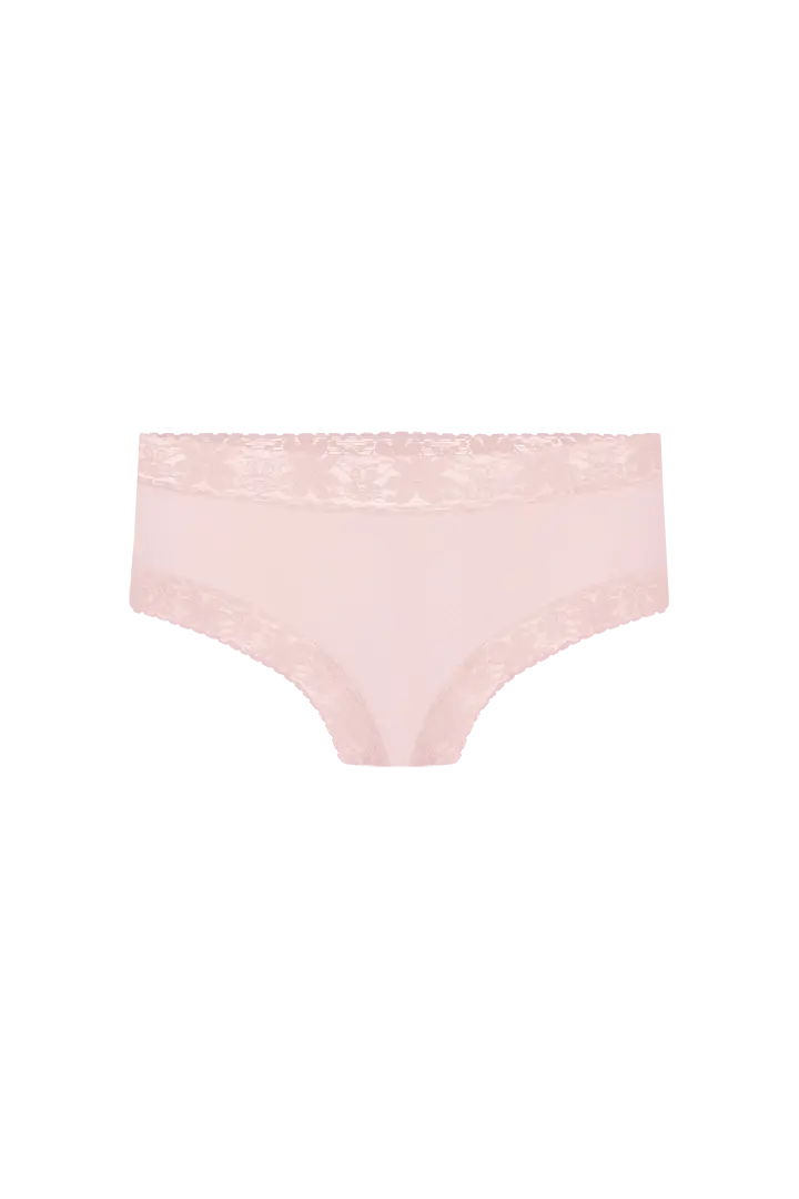 Panty cachetero unicolor con encaje – Diane & Geordi

