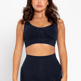 Panty sin costuras con cubrimiento total y refuerzo en algodón – Diane & Geordi, color azul oscuro