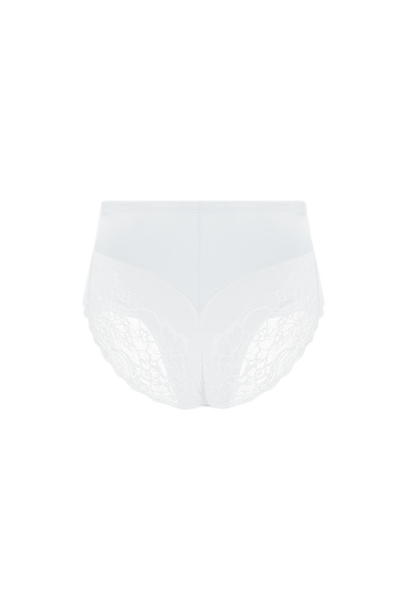 Panty clásico de microfibra de lujo, encaje y tul premium (020759)