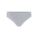 Panty tanga con mayor cubrimiento posterior y elásticos suaves – Diane & Geordi, color gris jaspe